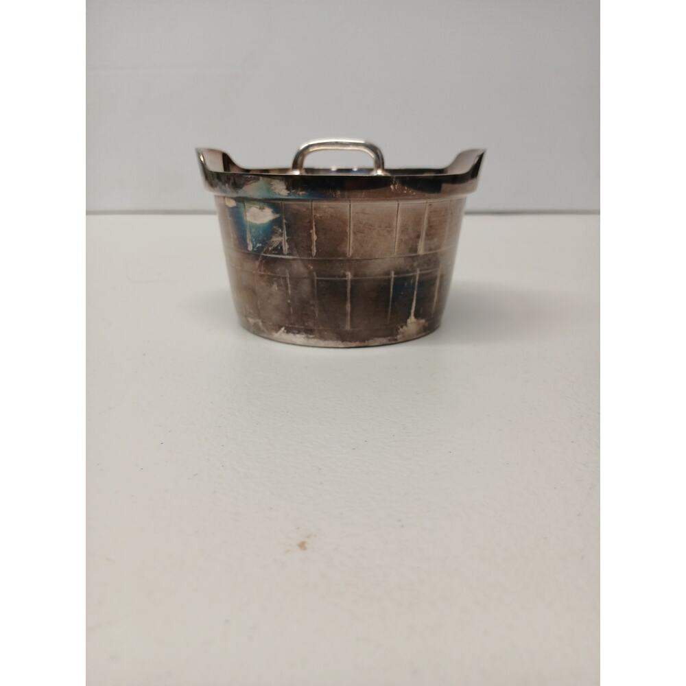 Vintage KI India Silver Plated Butter Tug Lid & Handle